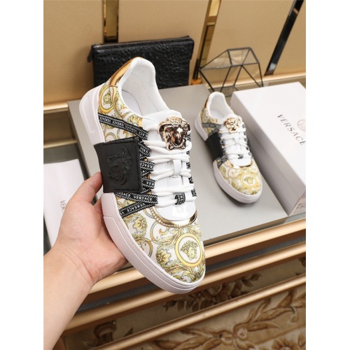 Replica Versace Casual Shoes For Men #789766 $76.00 USD for Wholesale