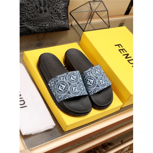 Fendi Slippers For Men #790205 $52.00 USD, Wholesale Replica Fendi Slippers