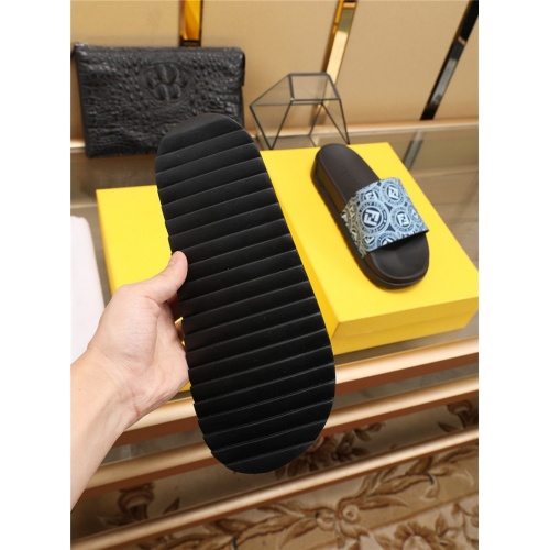 Replica Fendi Slippers For Men #790205 $52.00 USD for Wholesale