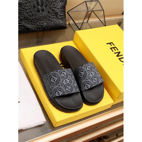 Fendi Slippers For Men #790207 $52.00 USD, Wholesale Replica Fendi Slippers