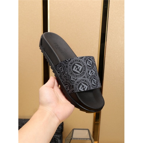 Replica Fendi Slippers For Men #790207 $52.00 USD for Wholesale