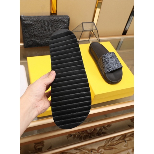 Replica Fendi Slippers For Men #790207 $52.00 USD for Wholesale
