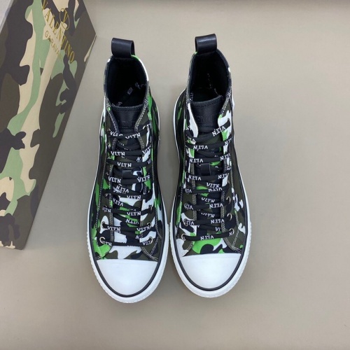 Replica Valentino High Tops Shoes For Men #790569 $81.00 USD for Wholesale