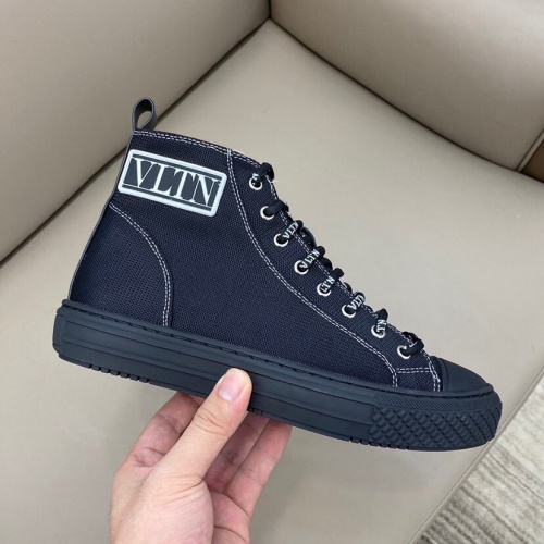 Replica Valentino High Tops Shoes For Men #790573 $81.00 USD for Wholesale