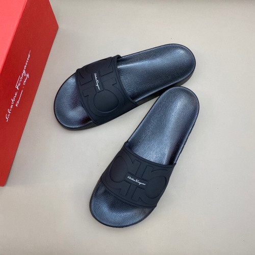 Replica Salvatore Ferragamo Slippers For Men #790602 $50.00 USD for Wholesale