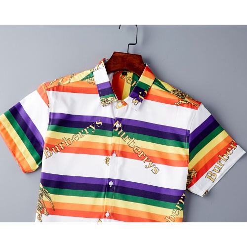 Replica Burberry Shirts Short Sleeved For Men #790823 $36.00 USD for Wholesale