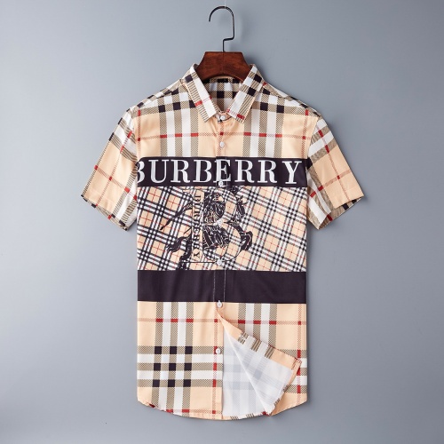 Burberry Shirts Short Sleeved For Men #790824 $36.00 USD, Wholesale Replica Burberry Shirts