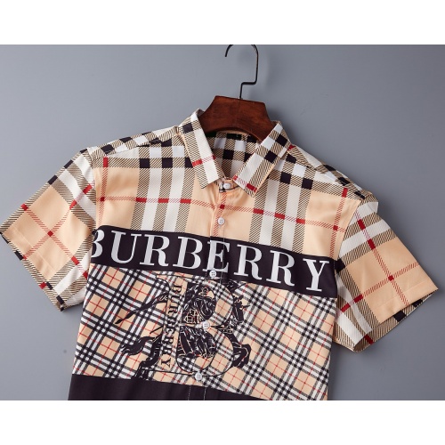 Replica Burberry Shirts Short Sleeved For Men #790824 $36.00 USD for Wholesale