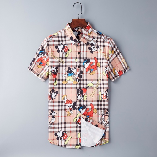 Burberry Shirts Short Sleeved For Men #790825 $36.00 USD, Wholesale Replica Burberry Shirts