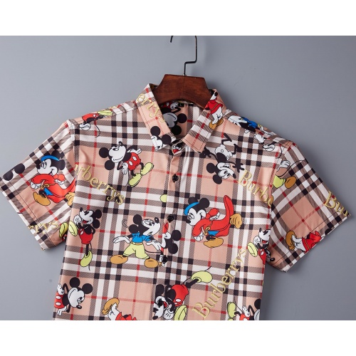 Replica Burberry Shirts Short Sleeved For Men #790825 $36.00 USD for Wholesale