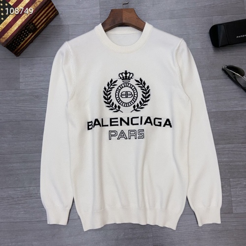 Balenciaga Sweaters Long Sleeved For Men #791076 $48.00 USD, Wholesale Replica Balenciaga Sweaters
