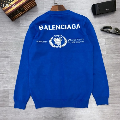 Replica Balenciaga Sweaters Long Sleeved For Men #791080 $48.00 USD for Wholesale