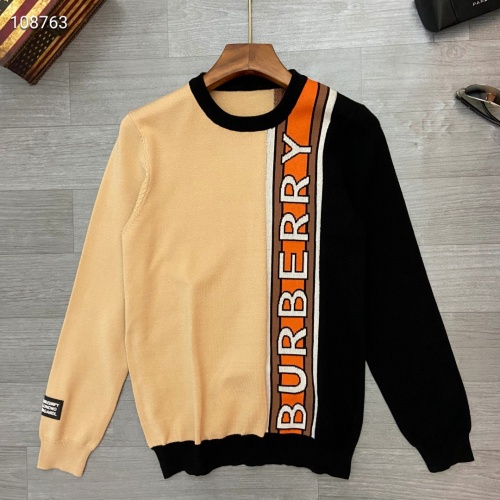 Burberry Sweaters Long Sleeved For Men #791090 $48.00 USD, Wholesale Replica Burberry Sweaters