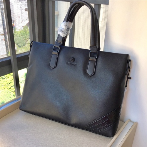 Replica Versace AAA Man Handbags #791101 $115.00 USD for Wholesale