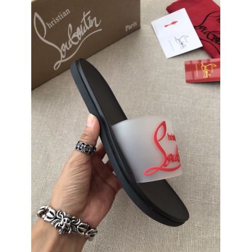 Replica Christian Louboutin CL Slippers For Men #791248 $48.00 USD for Wholesale