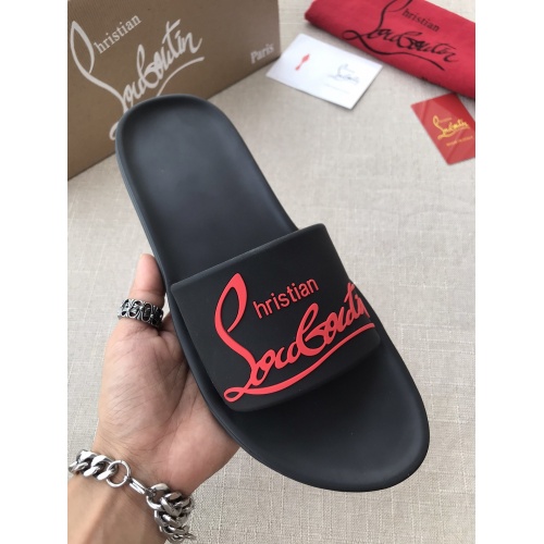 Replica Christian Louboutin CL Slippers For Men #791251 $48.00 USD for Wholesale