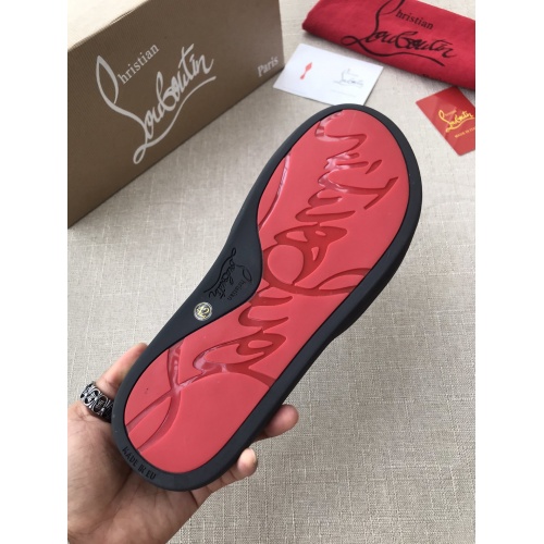 Replica Christian Louboutin CL Slippers For Men #791251 $48.00 USD for Wholesale