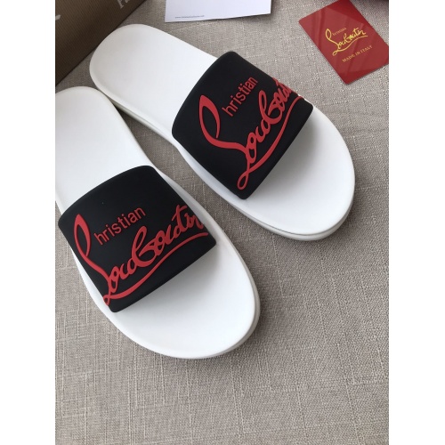 Replica Christian Louboutin CL Slippers For Men #791252 $48.00 USD for Wholesale