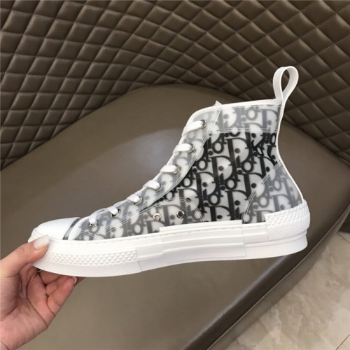 Replica Christian Dior High Tops Shoes For Men #791356 $80.00 USD for Wholesale