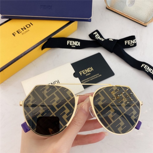 Fendi AAA Quality Sunglasses #791609 $61.00 USD, Wholesale Replica Fendi AAA Quality Sunglasses