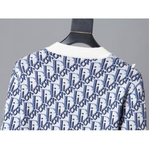 Replica Christian Dior Sweaters Long Sleeved For Men #792002 $42.00 USD for Wholesale