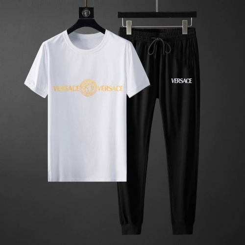 Versace Tracksuits Short Sleeved For Men #792063 $68.00 USD, Wholesale Replica Versace Tracksuits