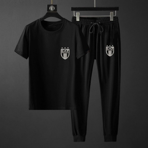 Armani Tracksuits Short Sleeved For Men #792088 $68.00 USD, Wholesale Replica Armani Tracksuits