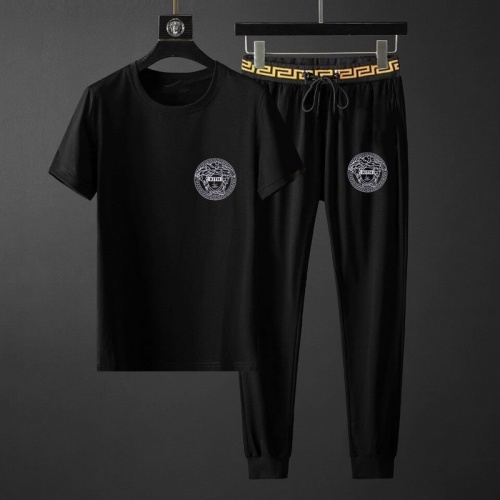 Versace Tracksuits Short Sleeved For Men #792093 $68.00 USD, Wholesale Replica Versace Tracksuits