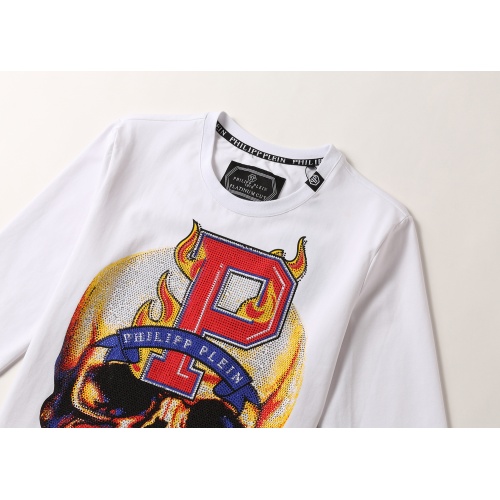 Replica Philipp Plein PP T-Shirts Long Sleeved For Men #792335 $32.00 USD for Wholesale