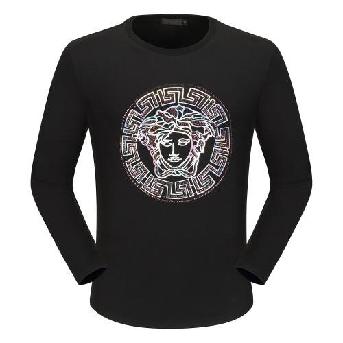 Versace T-Shirts Long Sleeved For Men #792337 $32.00 USD, Wholesale Replica Versace T-Shirts