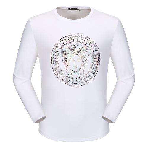 Versace T-Shirts Long Sleeved For Men #792338 $32.00 USD, Wholesale Replica Versace T-Shirts