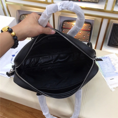 Replica Prada AAA Man Handbags #792487 $141.00 USD for Wholesale