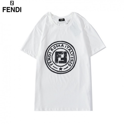 Fendi T-Shirts Short Sleeved For Men #792636 $25.00 USD, Wholesale Replica Fendi T-Shirts