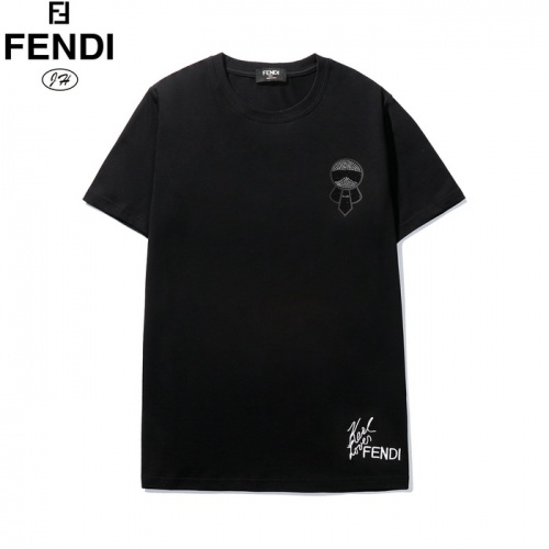 Fendi T-Shirts Short Sleeved For Men #792641 $27.00 USD, Wholesale Replica Fendi T-Shirts