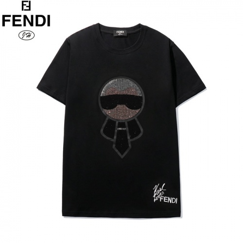 Fendi T-Shirts Short Sleeved For Men #792645 $29.00 USD, Wholesale Replica Fendi T-Shirts