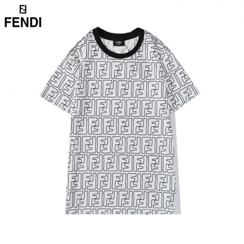 Fendi T-Shirts Short Sleeved For Men #792984 $25.00 USD, Wholesale Replica Fendi T-Shirts