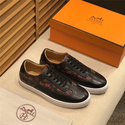 Replica Hermes Casual Shoes For Men #793604 $102.00 USD for Wholesale