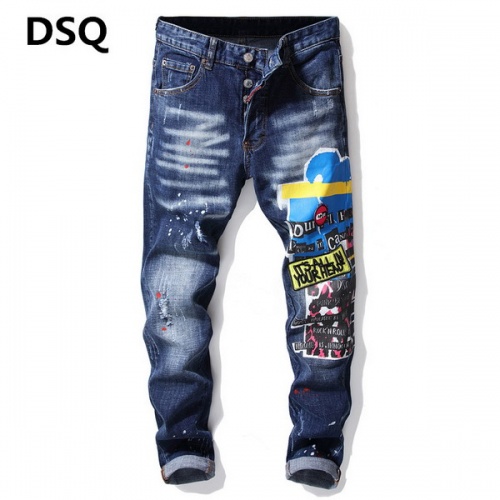 Dsquared Jeans For Men #794761 $54.00 USD, Wholesale Replica Dsquared Jeans