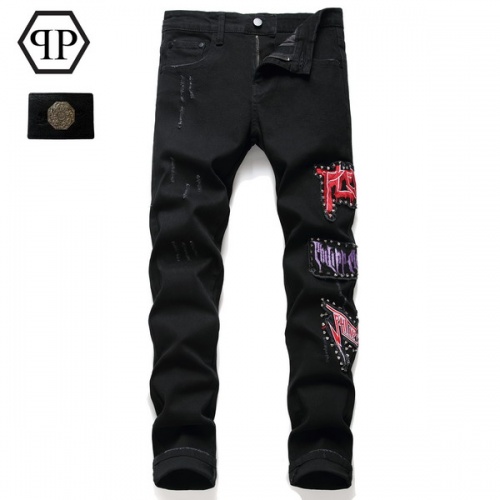 Philipp Plein PP Jeans For Men #794780 $54.00 USD, Wholesale Replica Philipp Plein PP Jeans
