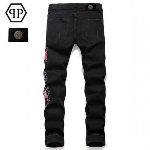 Replica Philipp Plein PP Jeans For Men #794780 $54.00 USD for Wholesale