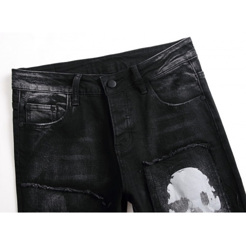 Replica Philipp Plein PP Jeans For Men #794781 $54.00 USD for Wholesale