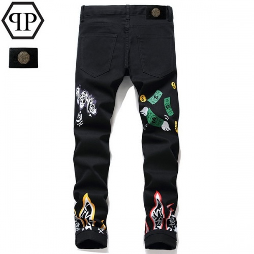 Replica Philipp Plein PP Jeans For Men #794782 $54.00 USD for Wholesale