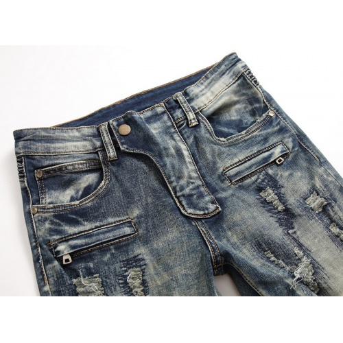 Replica Balmain Jeans For Men #794785 $54.00 USD for Wholesale