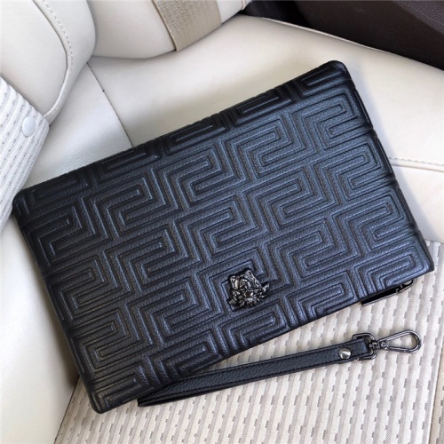 Replica Versace AAA Man Wallets #794858 $56.00 USD for Wholesale