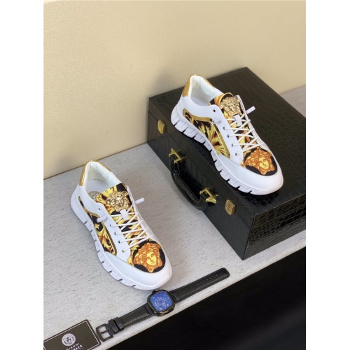 Replica Versace Casual Shoes For Men #795027 $76.00 USD for Wholesale