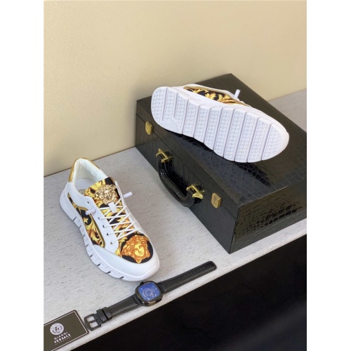 Replica Versace Casual Shoes For Men #795156 $76.00 USD for Wholesale