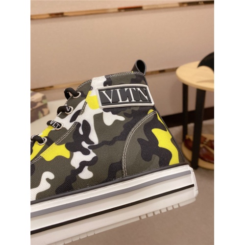 Replica Valentino High Tops Shoes For Men #795178 $85.00 USD for Wholesale
