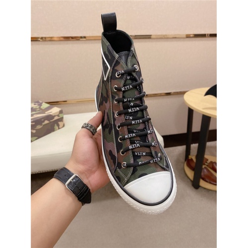 Replica Valentino High Tops Shoes For Men #795179 $85.00 USD for Wholesale