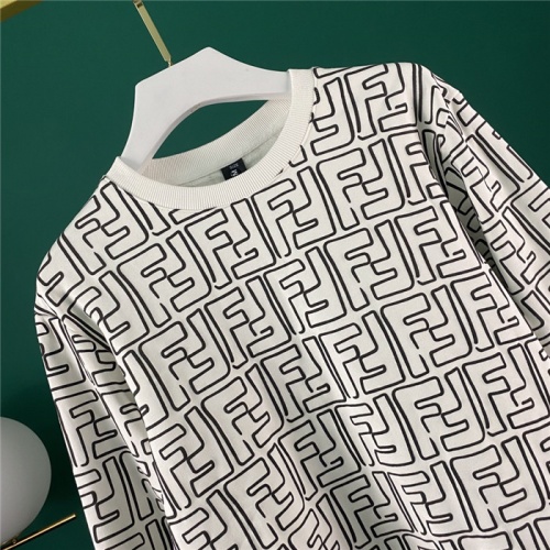 Replica Fendi Hoodies Long Sleeved For Men #795211 $44.00 USD for Wholesale