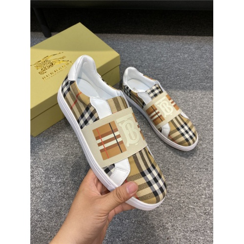 Replica Burberry Casual Shoes For Men #795464 $72.00 USD for Wholesale